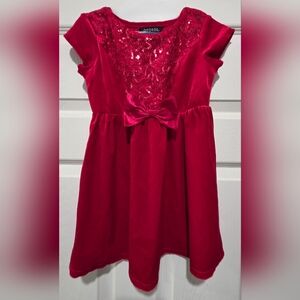 Brand New Never Worn George Kids Formal Dress in Vibrant Red